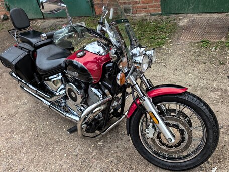 1999 Yamaha XVS1100, красный, 500000 рублей, вид 1