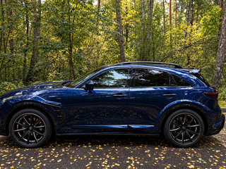 2013 Infiniti FX30d II (S51) Рестайлинг, синий, 2350000 рублей, вид 4