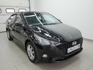 2022 Hyundai Solaris II Рестайлинг, чёрный, 1600000 рублей, вид 1