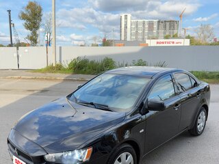 2008 Mitsubishi Lancer X, чёрный, 730000 рублей, вид 2