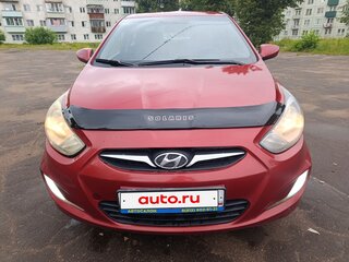 2011 Hyundai Solaris I, красный, 545000 рублей, вид 3