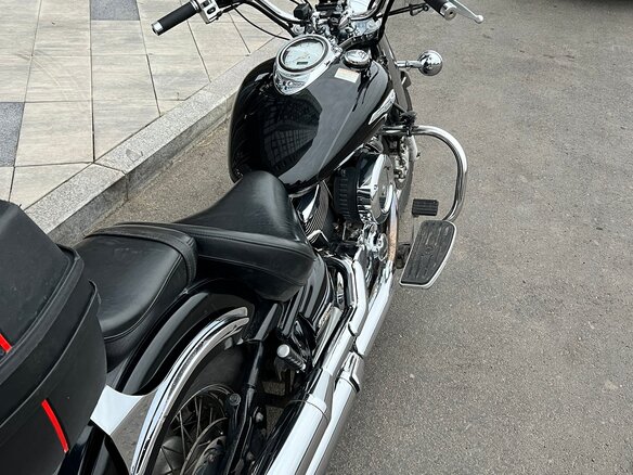 2008 Yamaha XVS1100, чёрный, 680000 рублей - вид 7