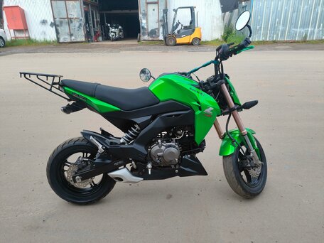 2016 Kawasaki Z 125, зелёный, 269000 рублей, вид 3