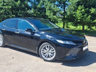 2020 Toyota Camry VIII (XV70), чёрный, 3600000 рублей, вид 2