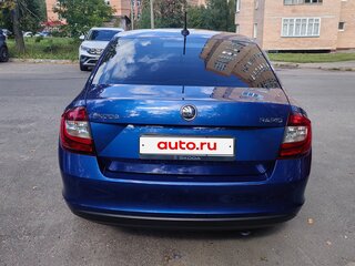 2017 Skoda Rapid I Рестайлинг, синий, 960000 рублей, вид 4