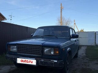 2002 Lada (ВАЗ) 2107, синий, 100000 рублей, вид 1