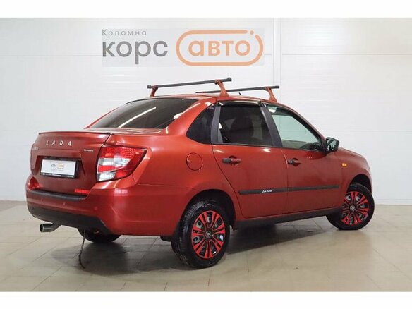 2018 Lada (ВАЗ) Granta I Рестайлинг, красный, 578000 рублей - вид 2