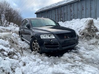 2003 Volkswagen Touareg I, чёрный, 300000 рублей, вид 2