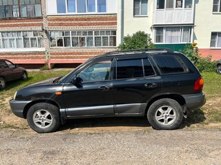 2004 Hyundai Santa Fe I, чёрный, 300000 рублей, вид 3
