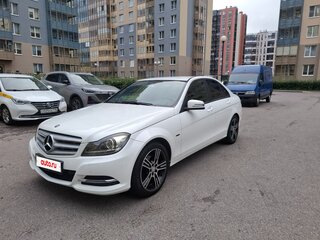 2013 Mercedes-Benz C-Класс 180 III (W204) Рестайлинг, белый, 1680000 рублей, вид 1