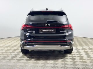 2021 Hyundai Santa Fe IV Рестайлинг, чёрный, 2943100 рублей, вид 4