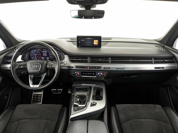 2019 Audi Q7 45 TDI II (4M) Рестайлинг, белый, 4850000 рублей - вид 13