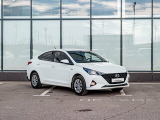 2020 Hyundai Solaris II Рестайлинг, белый, 1390000 рублей, вид 5