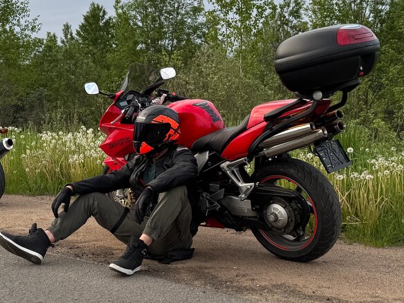 2004 Honda VFR 800, красный, 535000 рублей - вид 6