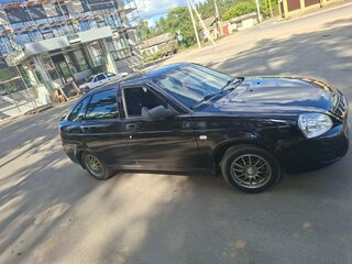 2008 Lada (ВАЗ) Priora I, чёрный, 240000 рублей, вид 5