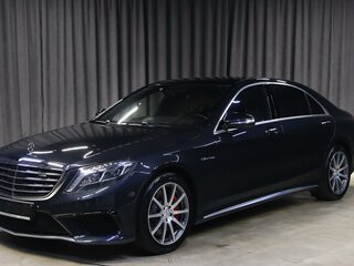 2015 Mercedes-Benz S-Класс AMG 63 AMG III (W222, C217), синий, 3899000 рублей, вид 1