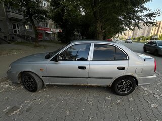 2005 Hyundai Accent ТагАЗ II, серый, 220000 рублей, вид 4