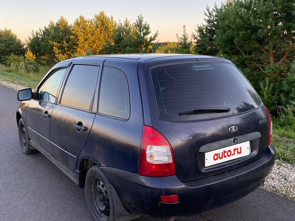 2008 Lada (ВАЗ) Kalina I, синий, 225000 рублей - вид 6