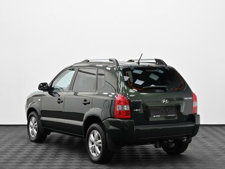 2008 Hyundai Tucson I, чёрный, 549000 рублей, вид 4