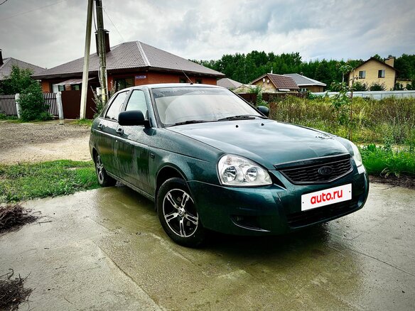 2011 Lada (ВАЗ) Priora I, зелёный, 299000 рублей