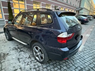 2007 BMW X3 30i I (E83) Рестайлинг, синий, 1350000 рублей, вид 4