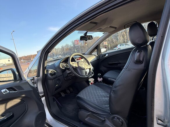 2007 Opel Corsa D, серебристый, 285300 рублей - вид 6