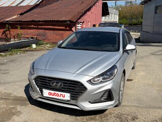 2018 Hyundai Sonata VII (LF) Рестайлинг, серебристый, 1900000 рублей, вид 1