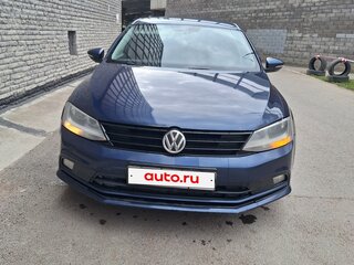 2016 Volkswagen Jetta VI Рестайлинг, синий, 550000 рублей, вид 2