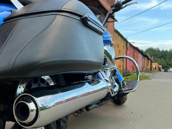 2010 Yamaha XVS950, синий - вид 10