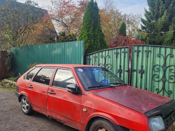 1991 Lada (ВАЗ) 2109, красный, 35000 рублей - вид 4