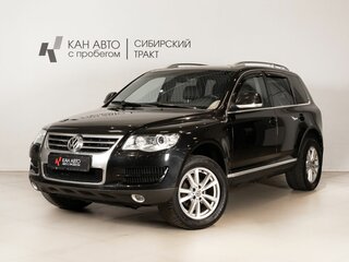 2008 Volkswagen Touareg I Рестайлинг, чёрный, 803000 рублей, вид 1