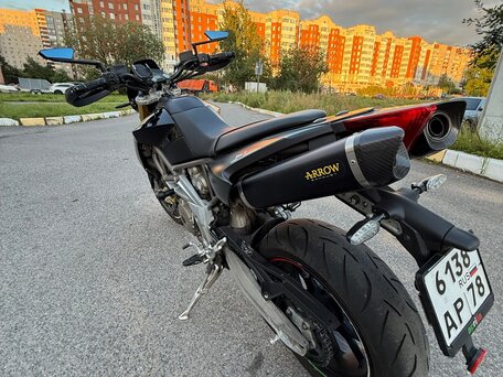 2008 Aprilia Dorsoduro 750, чёрный, 490000 рублей, вид 4