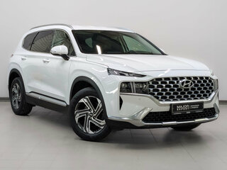 2021 Hyundai Santa Fe IV Рестайлинг, белый, 3700000 рублей, вид 3