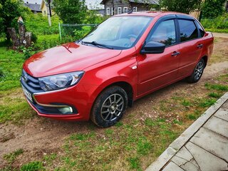 2019 Lada (ВАЗ) Granta I Рестайлинг, красный, 680000 рублей, вид 3