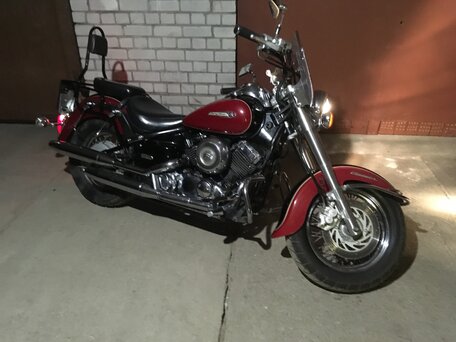 1998 Yamaha XVS400 Drag Star, чёрный, 369000 рублей, вид 1