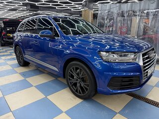 2016 Audi Q7 II (4M), синий, 3300000 рублей, вид 3