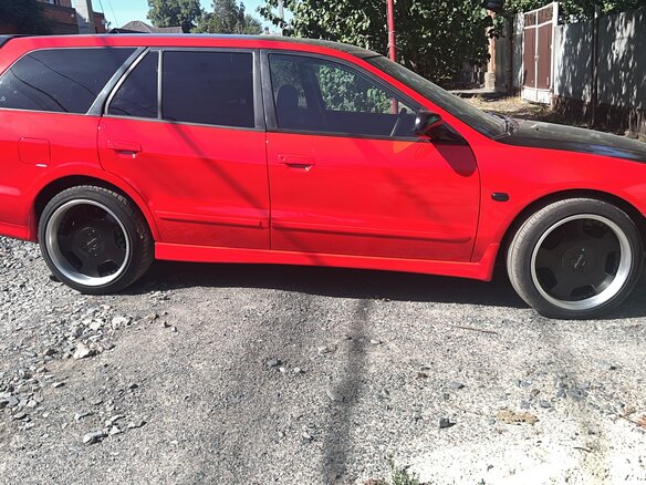 1998 Mitsubishi Legnum, красный, 550000 рублей - вид 3