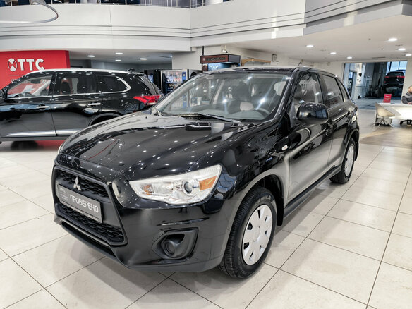 2014 Mitsubishi ASX I Рестайлинг, чёрный, 1200000 рублей