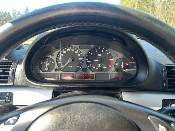 1998 BMW 3 серии 320i IV (E46), синий, 330000 рублей - вид 19