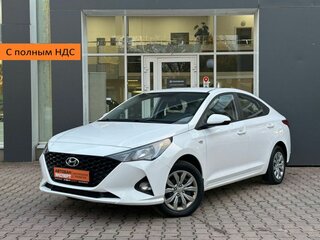 2021 Hyundai Solaris II Рестайлинг, белый, 1359000 рублей, вид 1