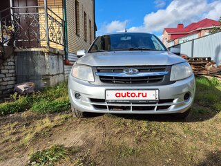 2014 Lada (ВАЗ) Granta I, серый, 290000 рублей, вид 2