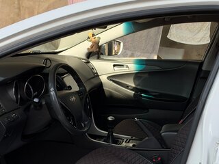 2010 Hyundai Sonata VI (YF), белый, 890000 рублей, вид 4