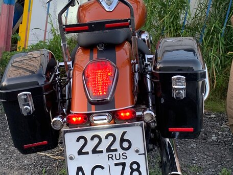 2004 Honda VTX 1300, оранжевый, 600000 рублей, вид 1