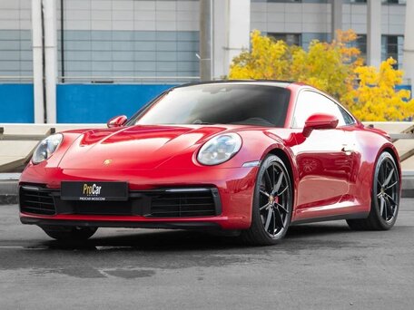 2021 Porsche 911 Carrera 4S VIII (992), красный, 14200000 рублей, вид 1