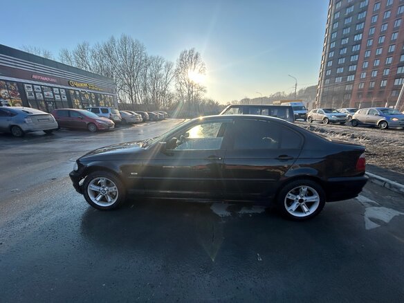 1998 BMW 3 серии 318i IV (E46), чёрный, 360000 рублей - вид 8