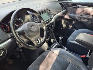 2011 Volkswagen Sharan II, синий, 1400000 рублей, вид 3