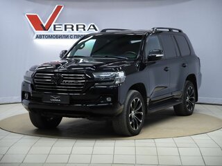 2015 Toyota Land Cruiser 200 Series Рестайлинг 2, чёрный, 3890000 рублей, вид 1