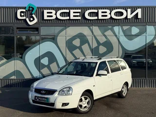 2013 Lada (ВАЗ) Priora I Рестайлинг, белый, 595000 рублей, вид 1