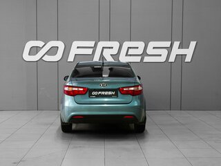 2012 Kia Rio 5-speed III, голубой, 598000 рублей, вид 4