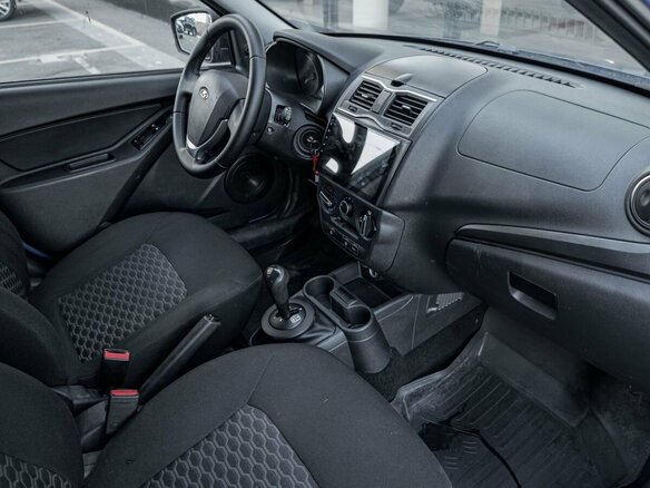 2018 Lada (ВАЗ) Granta I Рестайлинг, синий, 630000 рублей - вид 5